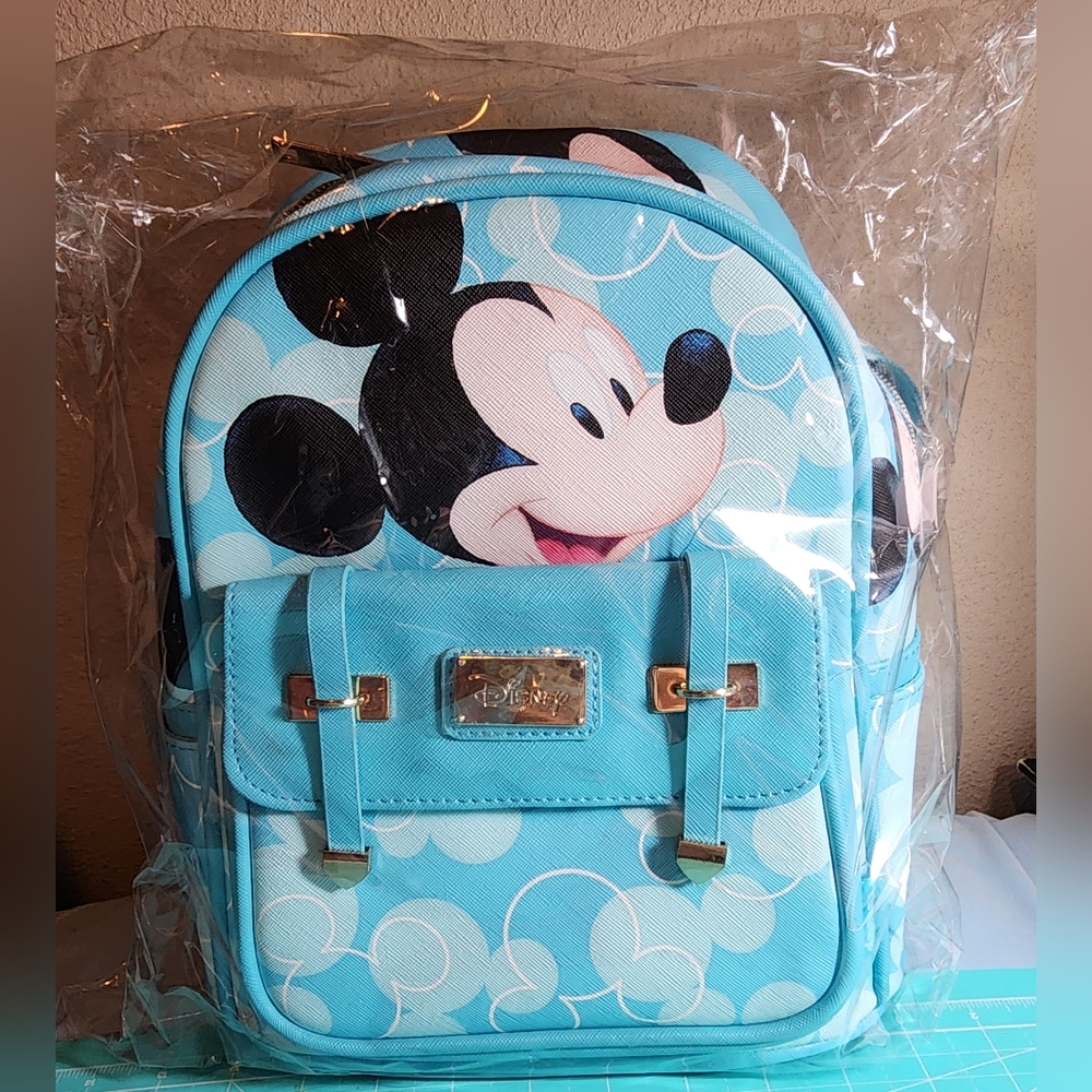 NEW Wandapop Disney Mickey Mouse Vegan Leather  Backpack BENIFITS CHARITY